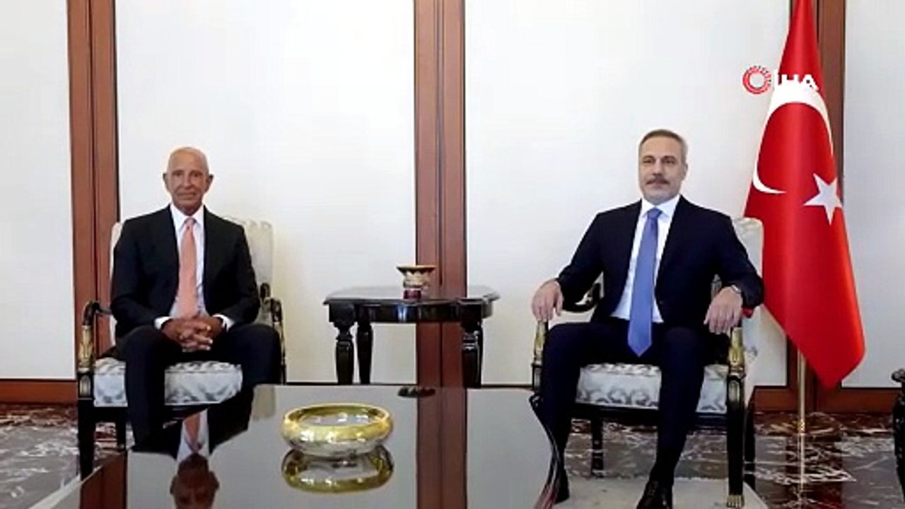 Bakan Fidan, ABD’nin Ankara Büyükelçisi Tom Barrack’ı kabul etti