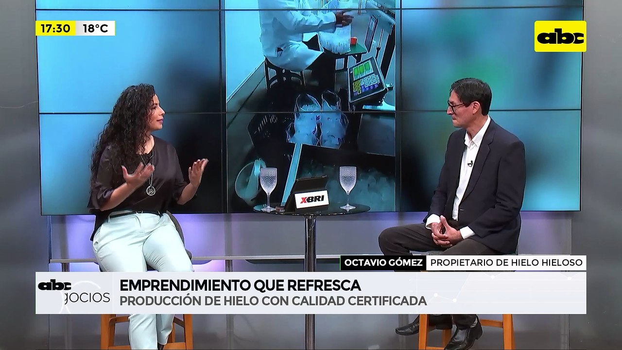 ABC Negocios: Producción de hielo con calidad certificada  emprendimiento que refresca