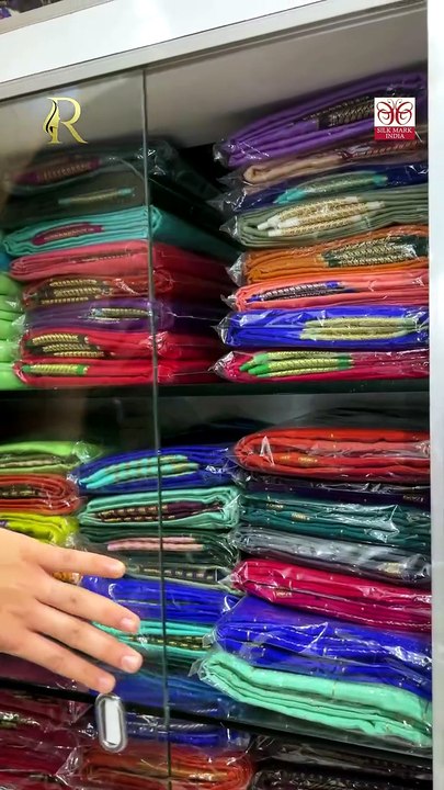 Varamalaxmi Festival Edition Pure Mysore Crape Silk Sarees Big Checks,Rich Pallu India