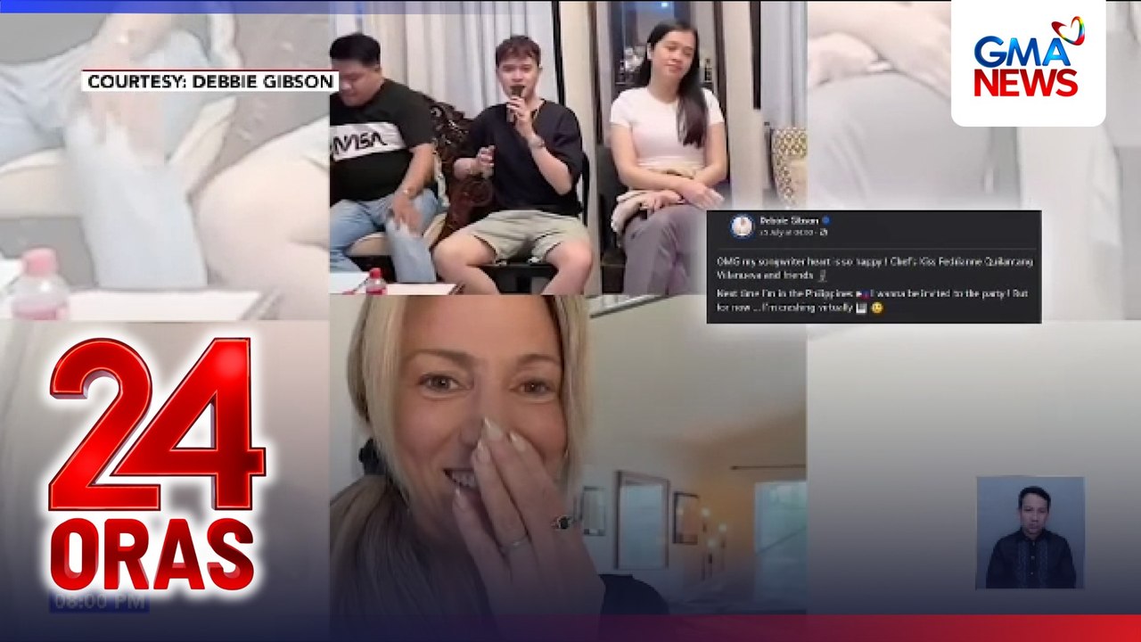 US singer Debbie Gibson, nakikanta virtually sa cover ng mga pinoy sa hit niyang 'Lost in your eyes' | 24 Oras
