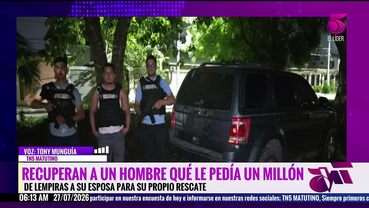 Rescatan a hombre que fingió su secuestro para pedirle L1 millón a su esposa