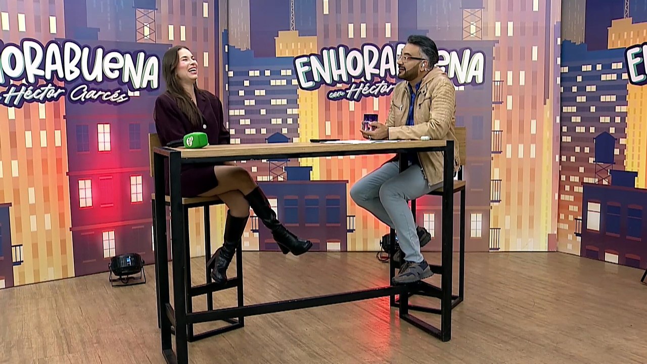 Enhorabuena con Sara Grisales