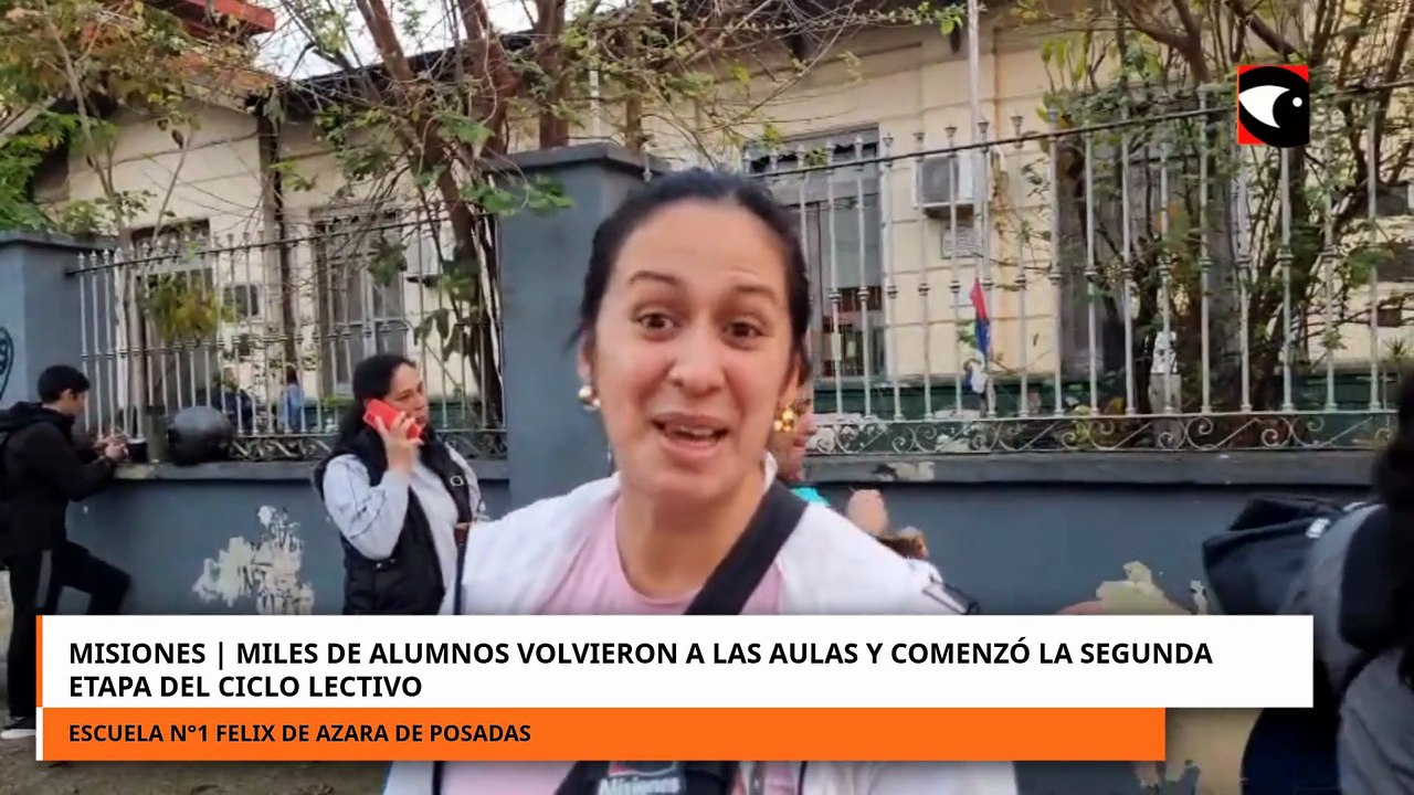Misiones | Miles de alumnos volvieron a las aulas y comenzó la segunda etapa del ciclo lectivo