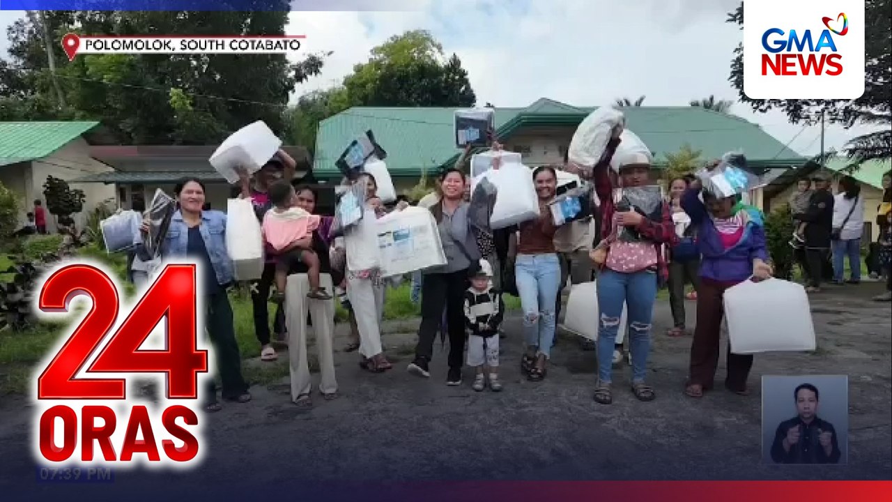 Mga gamit ng bahay mula sa Nitori PH, hinatid ng GMAKF sa mga nilindol sa Polomolok | 24 Oras