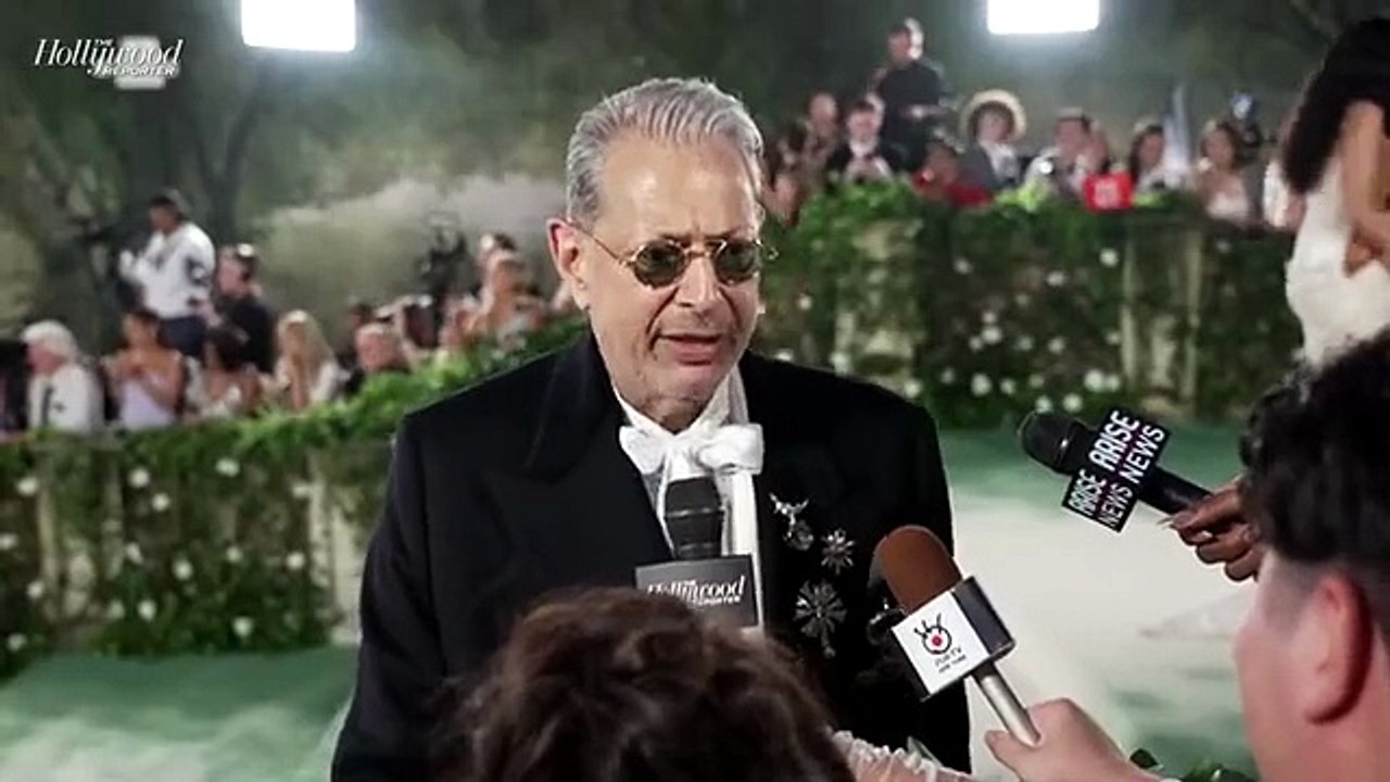 Jeff Goldblum Details Upcoming Netflix Project 'Kaos' at the 2024 Met Gala | THR Video [Full Movie]