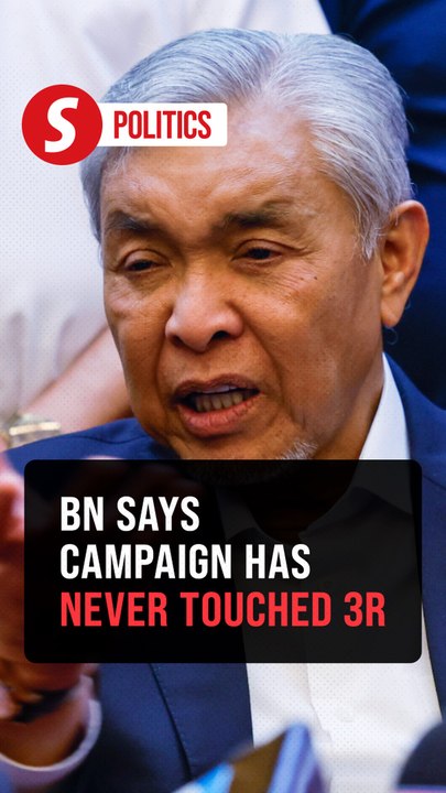 Negri polls: BN's campaign has never touched on 3R issues and never will, says Zahid