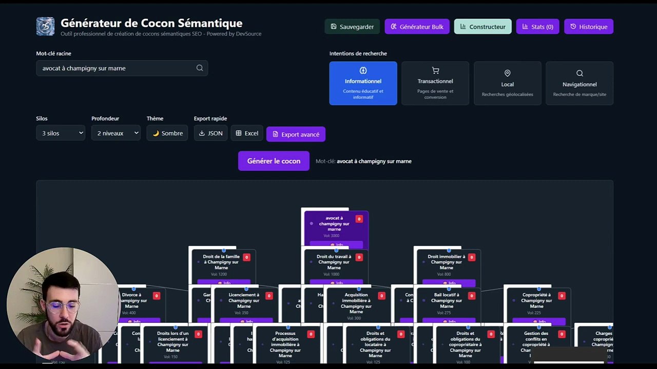 Le Générateur de Cocon Sémantique by Devsource 🔥 - Devsource