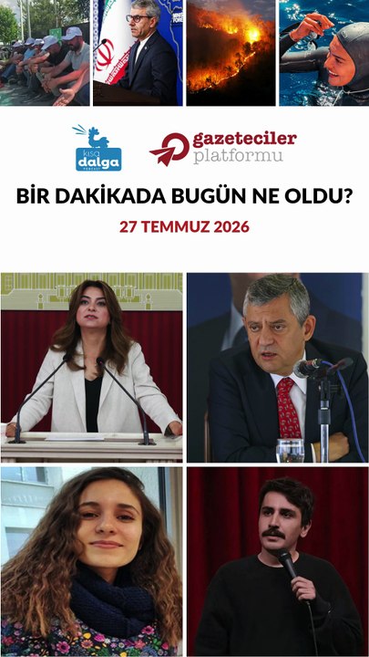 Bir dakikada bugün ne oldu?