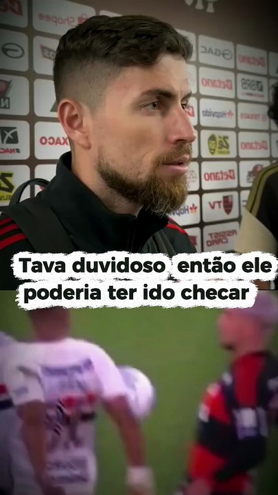 Jorginho questiona decisão da arbitragem em possível pênalti para o Flamengo!