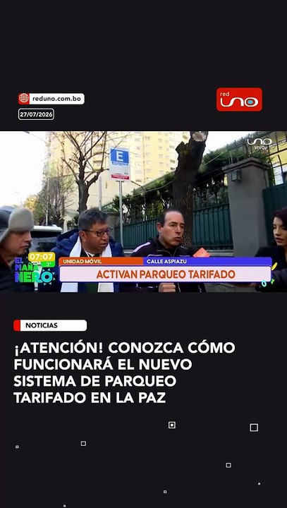 ¡Atención! Conozca cómo funcionará el nuevo sistema de parqueo tarifado en La Paz
