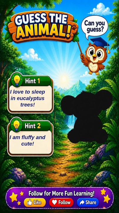 Can you guess? #Koala #KidsQuiz 🦁
