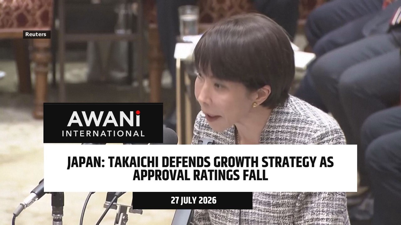 Japan's Takaichi defends growth strategy as approval ratings fall