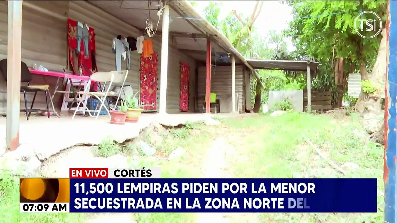 Piden L11,500 por liberación de niña secuestrada en San Pedro Sula