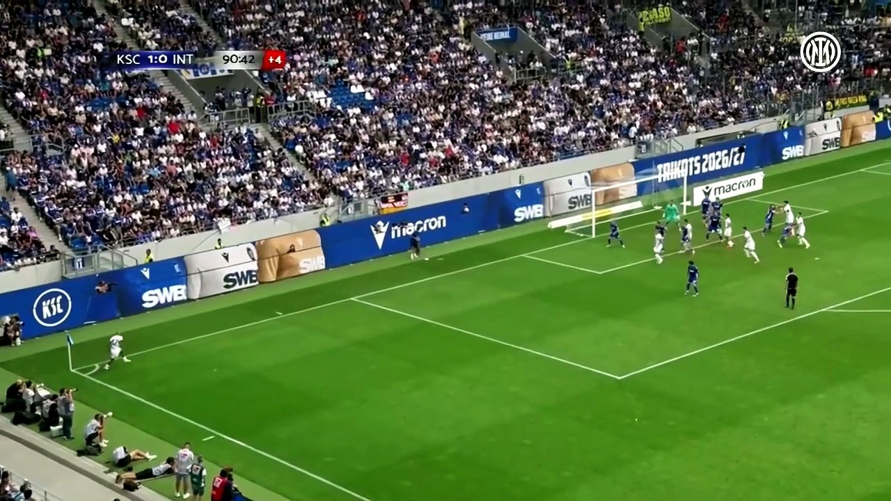 VIDEO / Karlsruher-Inter 1-2: guarda la doppietta da favola di Andy Diouf