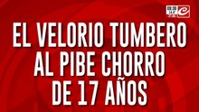 El velorio tumbero al pibe chorro de 17 años ejecutado por un policía