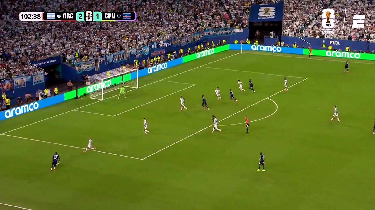 El golazo de Cabo Verde a Argentina en los 16avos de final