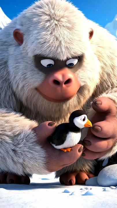 "Snowflake, the Yeti's Little Friend"