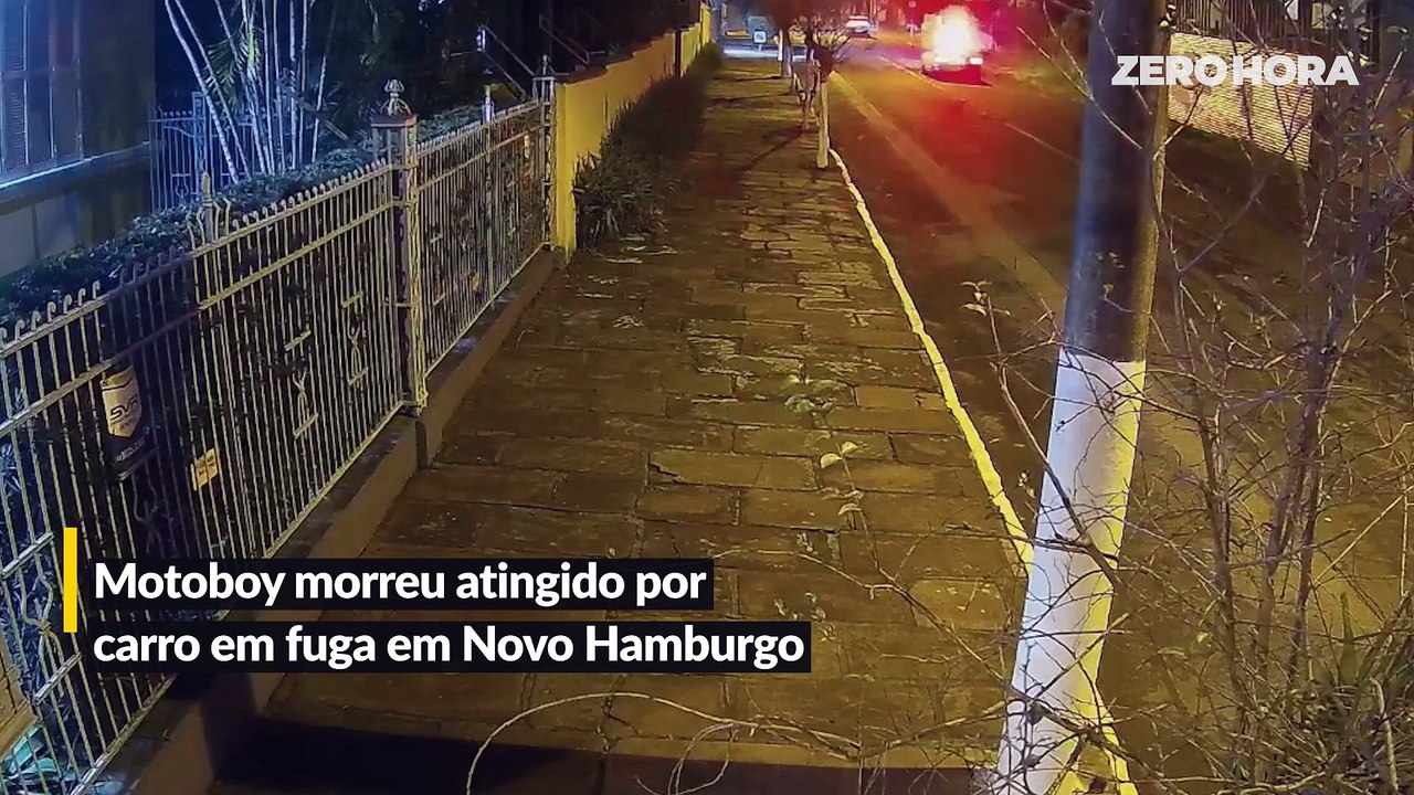 Motoboy morre atingido por carro em fuga