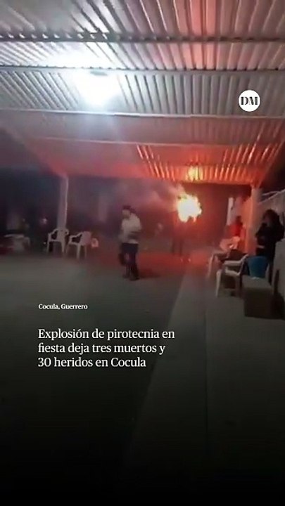 Explosión de pirotecnia en fiesta deja cuatro muertos y 30 heridos en Cocula