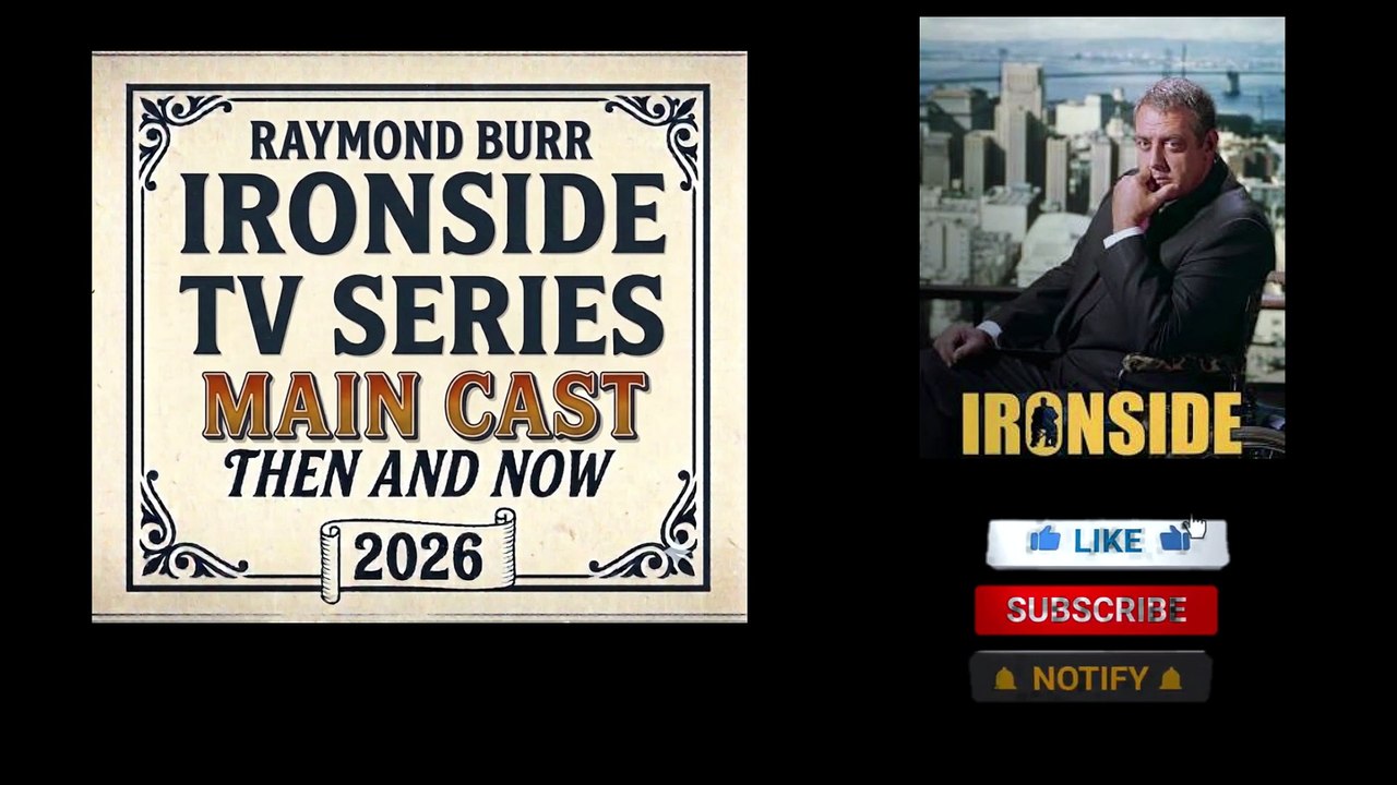Raymond Burr IronSide Tv Series MainCast Then And Now 2026.jpg