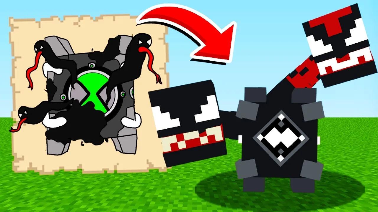 ¡Todo Omnitrix que dibujo lo consigo en Minecraft Ben 10!