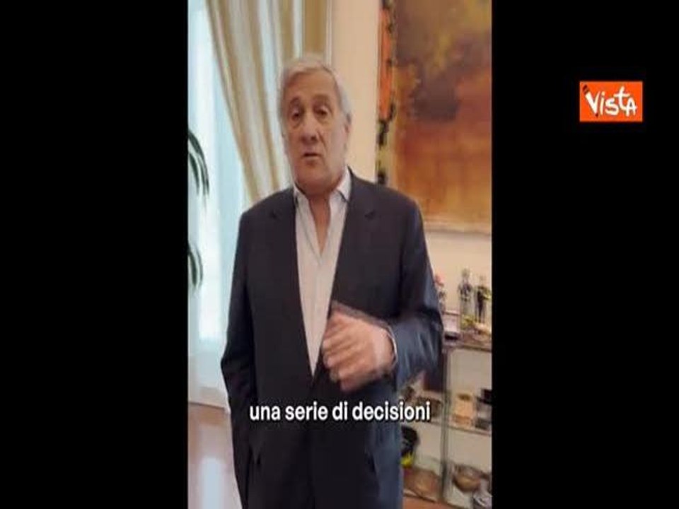 Tajani: Obiettivo 'meno tasse, meno tasse, meno tasse', dall'Irpef al bollo dell'auto