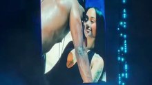 Usher interrompt une interaction torride sur scène avec une fan lors de son concert à Nashville ; la femme réagit