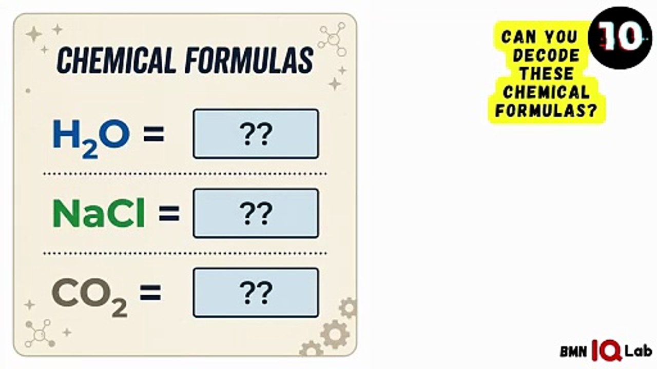 #ScienceChallenge ⚗️⚔️ Can You Decode These Chemical Formulas? 🧪