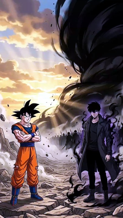 E se Goku desafiasse Sung Jin-Woo, o Monarca das Sombras