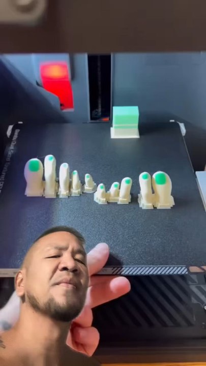 Vous aimez vos doigts de pieds ?! 😭 #imprimante3d #impression3d