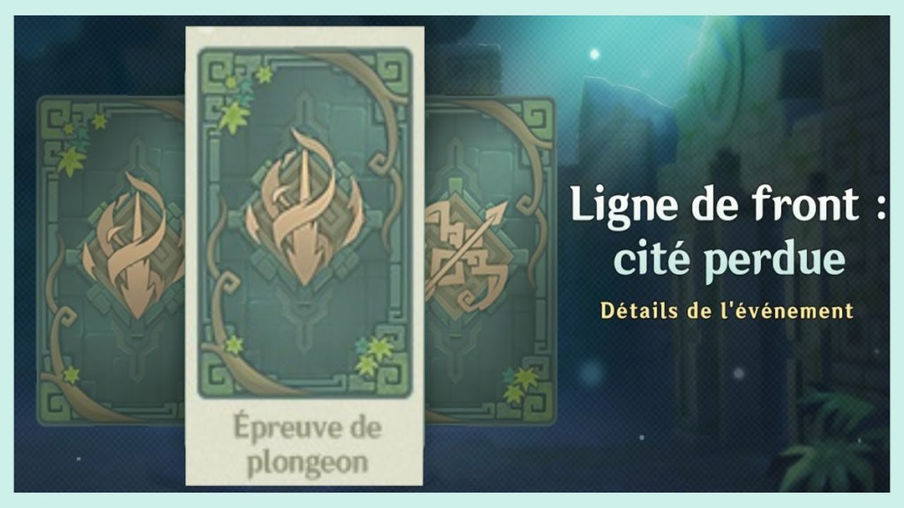 Genshin Impact FR | Ligne de front : cité perdue - Épreuve du PLONGEON !