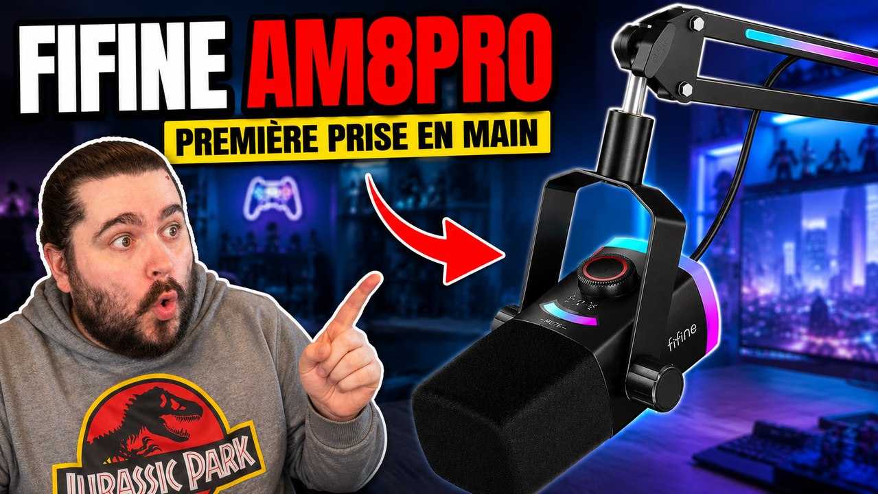 Unboxing Fifine AM8PRO RGB : installation et premiers pas !