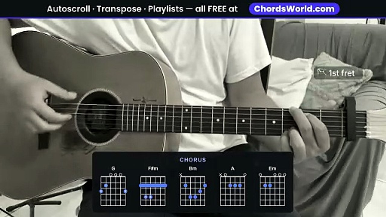 "show you me" Guitar Chords/Tabs Playthrough by Steve Lacy