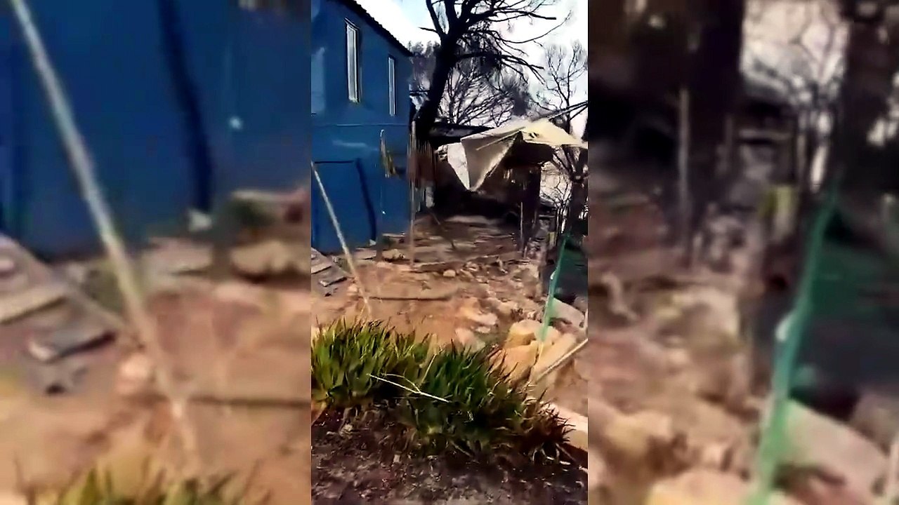 El Pantano de San Juan, el frente más peligroso, queda calcinado por las llamas.