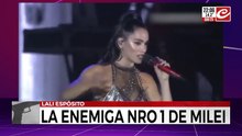 Lali Esposito, la enemiga número uno de Javier Milei