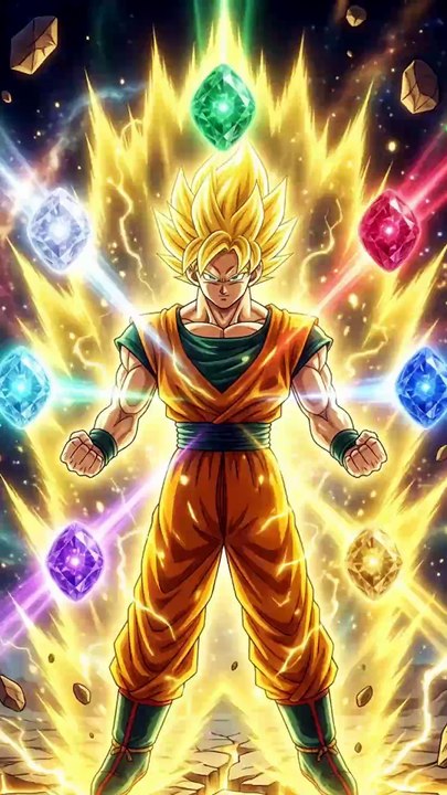 E se Goku tentasse usar as Sete Esmeraldas do Chaos