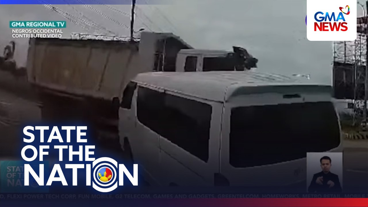 7 sakay ng van, sugatan nang salpukin ng dump truck | SONA