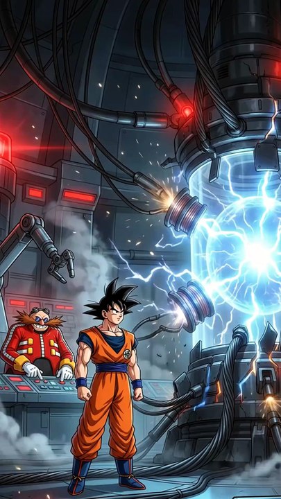 E se o Dr. Eggman tentasse robotizar o Goku