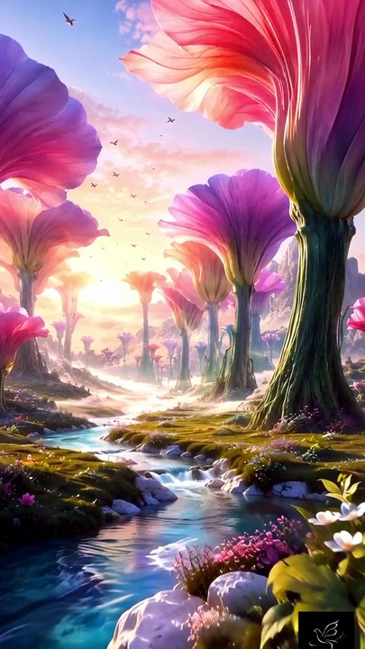 The Flower Valley | Surreal Fantasy AI Short