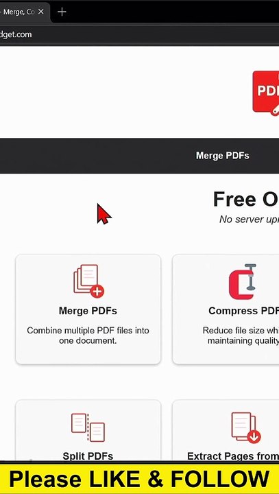 How to Merge PDF Files into One - Combine FREE