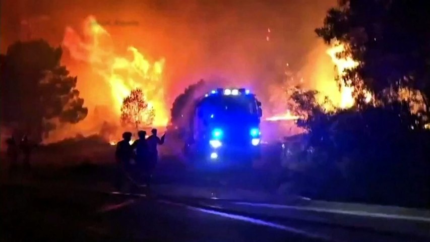 España enfrenta días claves para frenar los incendios cerca de Madrid