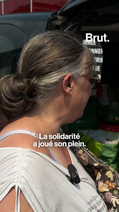 Face aux évacuations, la solidarité des habitants en Gironde