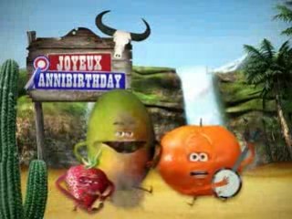Oasis fruit band "Joyeux Annibirthday "