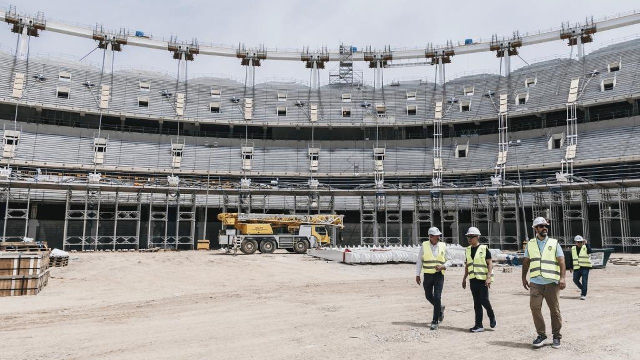 Así avanzan las obras del Nuevo Mestalla 