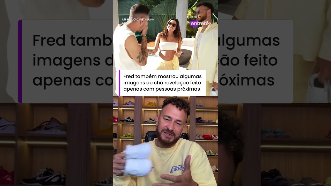 Apresentador Fred Bruno anuncia que será pai pela segunda vez #shorts