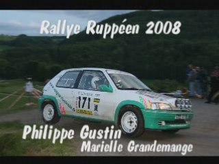 Embarquée Philippe Gustin - Rallye Ruppéen 2008 - ES4