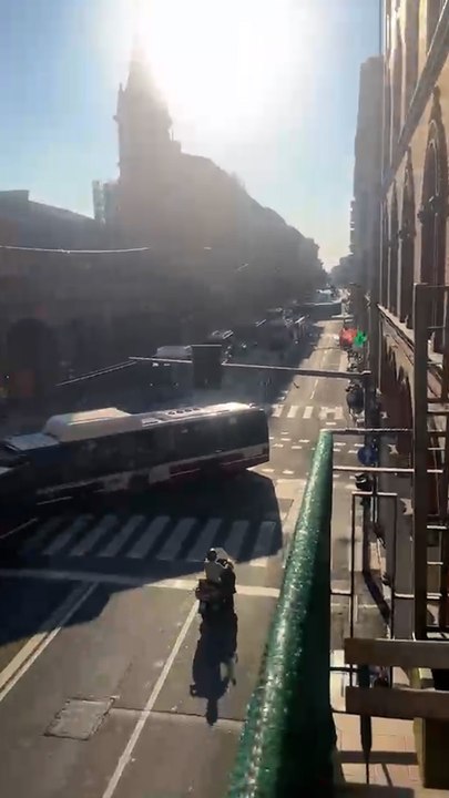 Allarme bomba a Bologna: video
