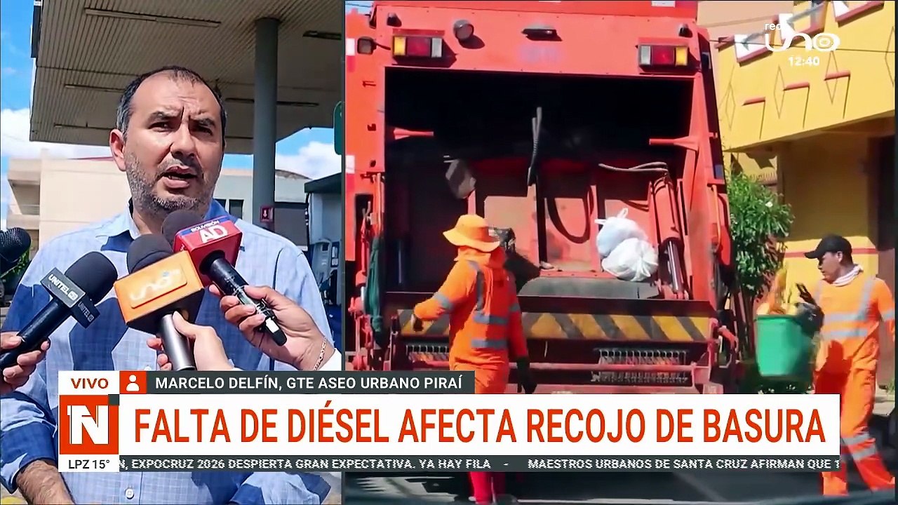 FALTA DE DIÉSEL AFECTA RECOJO DE BASURA