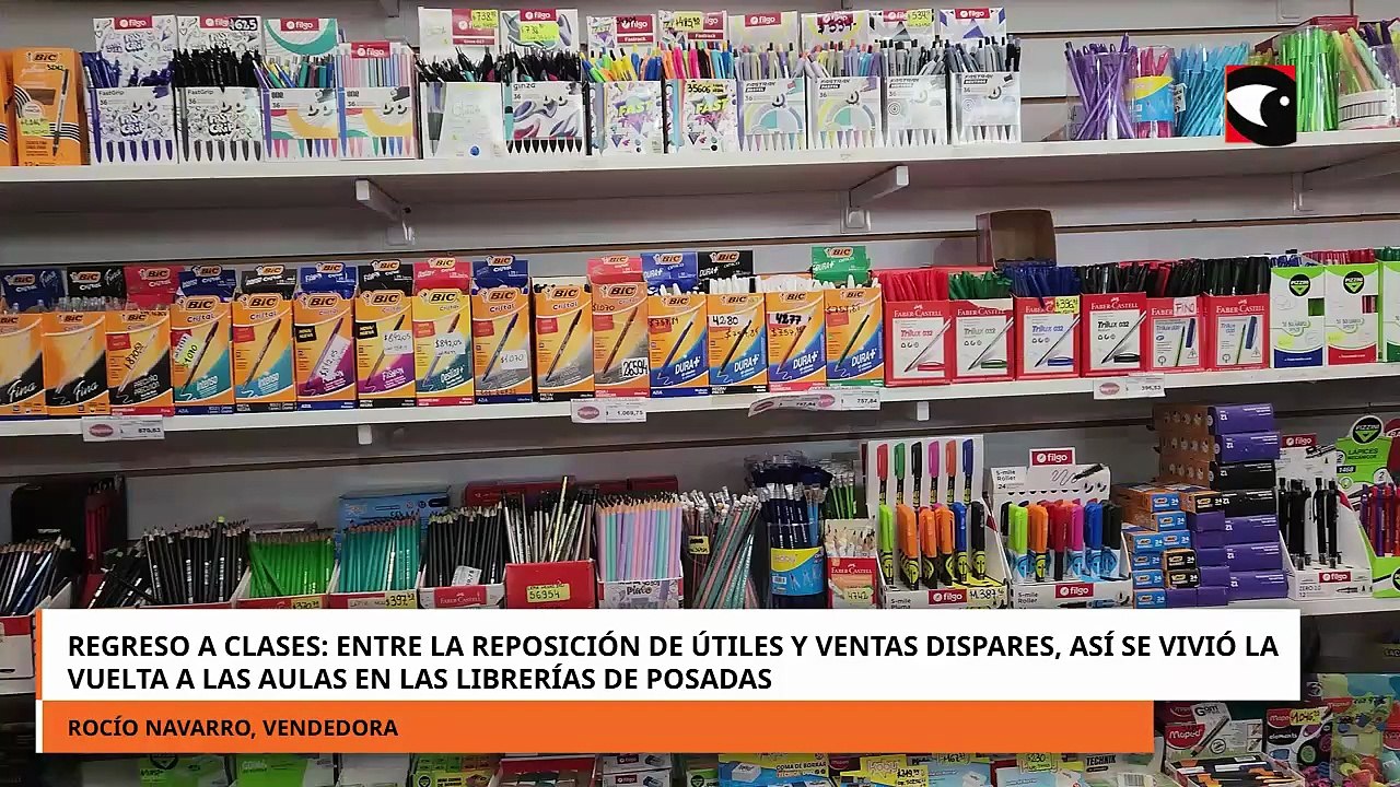 Regreso a clases: cómo fueron las ventas en las librerías de Posadas