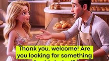 AT THE BAKERY 🥐☕ Easy English Conversation for Beginners #shorts